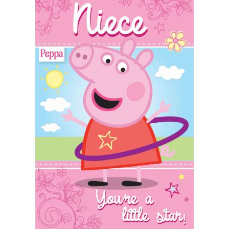Niece Peppa Pig Birthday Card £1.99